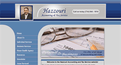 Desktop Screenshot of hazzouriaccounting.com