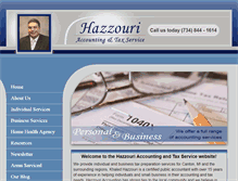 Tablet Screenshot of hazzouriaccounting.com